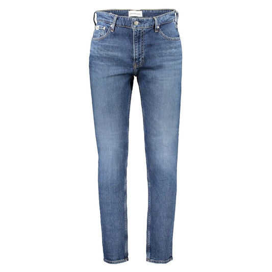 Calvin Klein Blue Cotton Jeans & Pant Calvin Klein Slate Gray