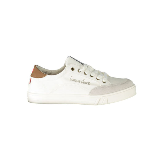 Carrera White Polyester Sneaker Carrera Beige