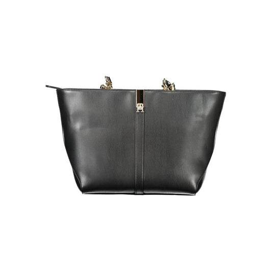 Tommy Hilfiger Black Polyethylene Women Handbag Tommy Hilfiger Dark Slate Gray