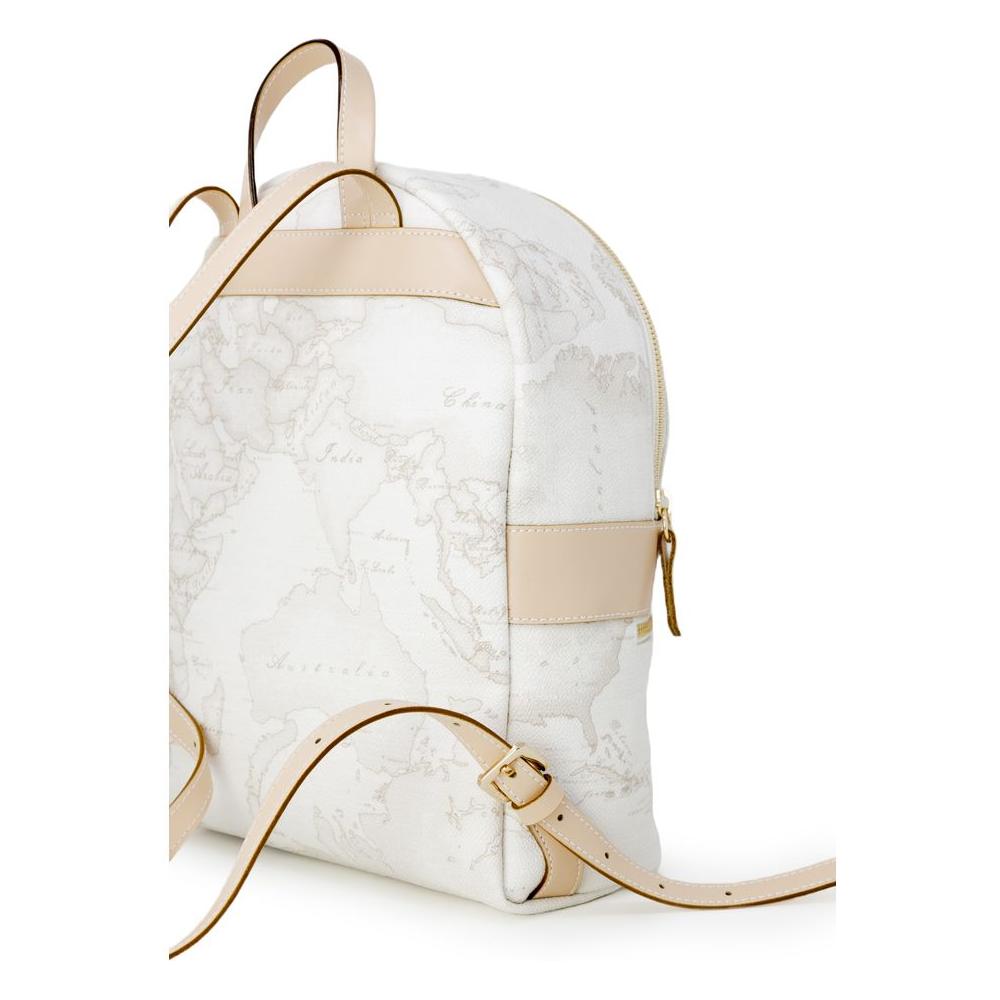 Front view with bag zipped and handles upright.
