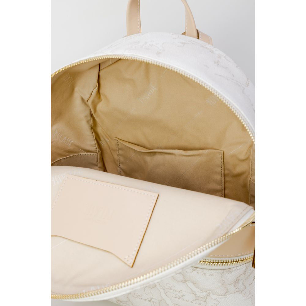 Front view with bag zipped and handles upright.