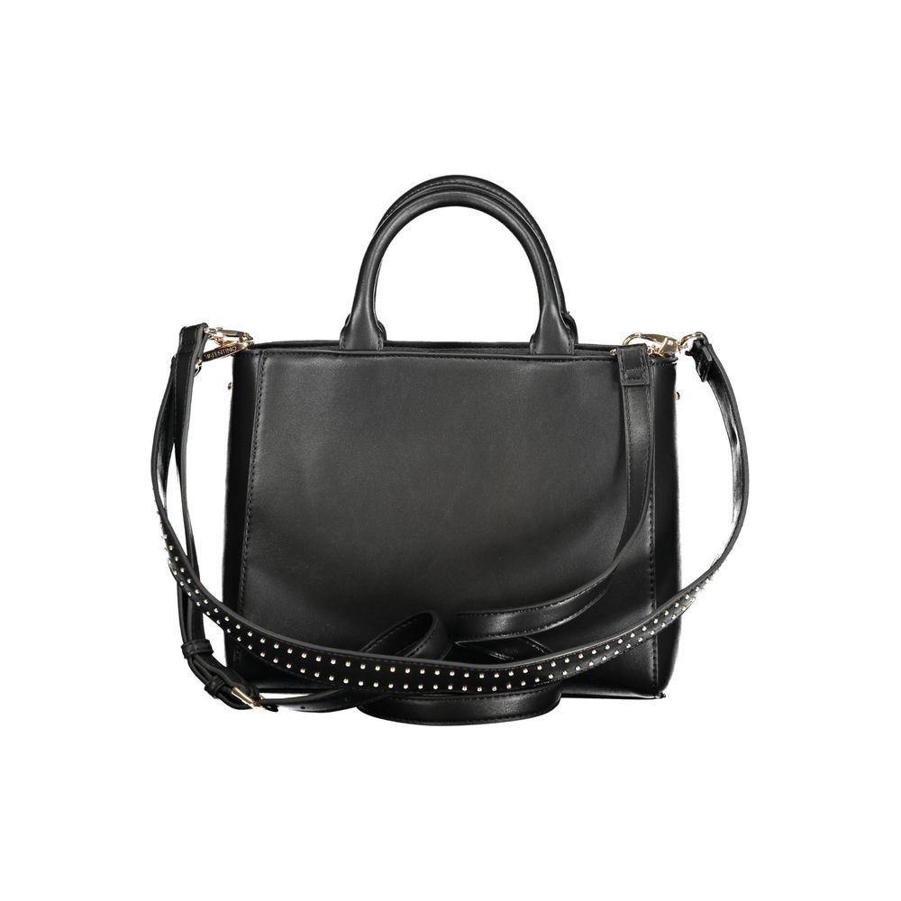 Front view with bag zipped and handles upright.