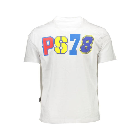 Plein Sport White Cotton Men T-Shirt Plein Sport Beige