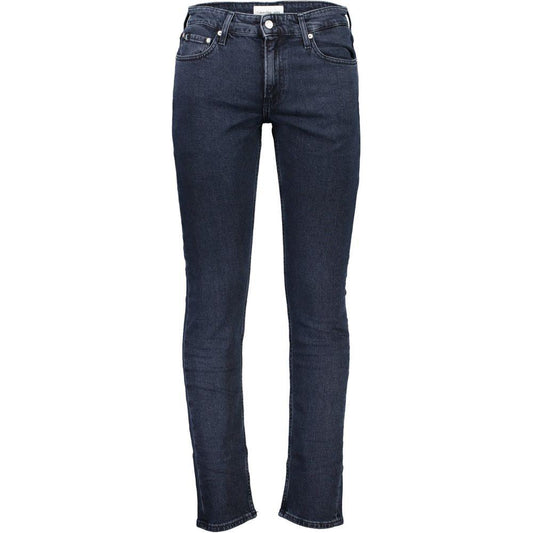 Calvin Klein Elevated Blue Jeans with Signature Contrast Detail Calvin Klein Dark Slate Gray