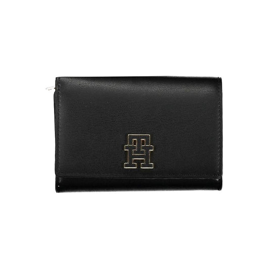 Tommy Hilfiger Black Polyethylene Women Wallet Tommy Hilfiger Dark Slate Gray