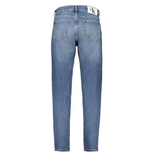 Calvin Klein Blue Cotton Jeans & Pant Calvin Klein Slate Gray