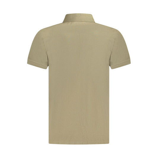 Timberland Brown Cotton Men Polo Shirt Timberland Rosy Brown