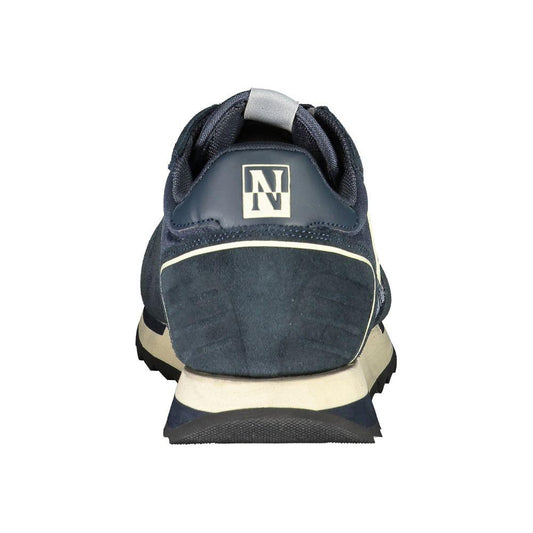 Napapijri Sleek Blue Sporty Laced Sneakers Napapijri Dark Slate Gray