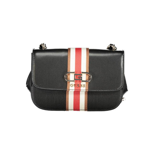 Guess Jeans Black Polyethylene Handbag Guess Jeans Dark Slate Gray