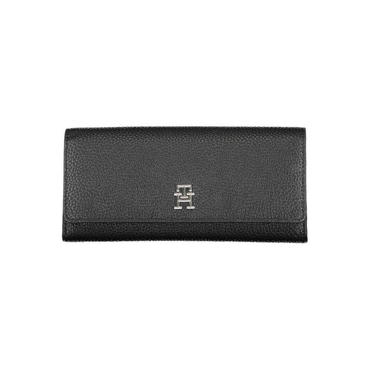 Tommy Hilfiger Black Polyethylene Women Wallet Tommy Hilfiger Dark Slate Gray