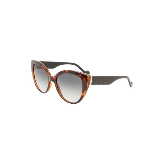 Liu Jo Brown Bio Injected Women Sunglass Liu Jo Slate Gray