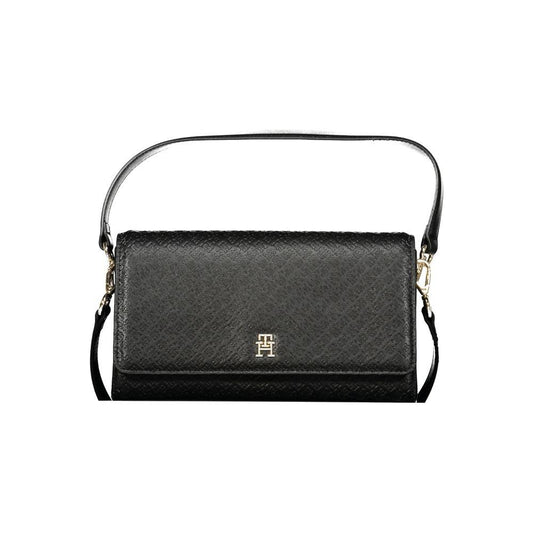 Tommy Hilfiger Black Polyethylene Women Handbag Tommy Hilfiger Dark Slate Gray