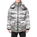 Dolce & Gabbana Silver Logo Full Zip Hooded Quilted Jacket JKT41405-56