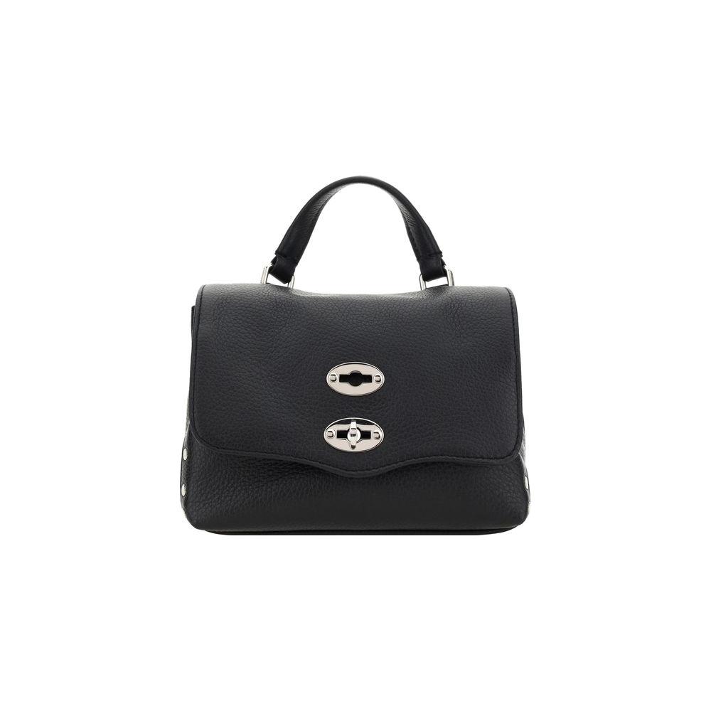Front view with bag zipped and handles upright.