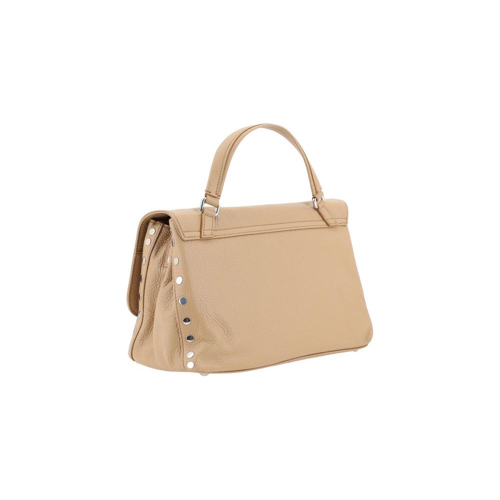 Front view with bag zipped and handles upright.