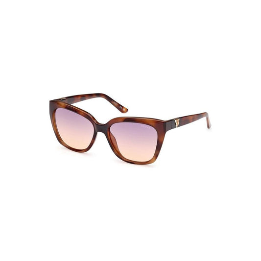 Guess Jeans Brown Injected Women Sunglass Guess Jeans Light Gray