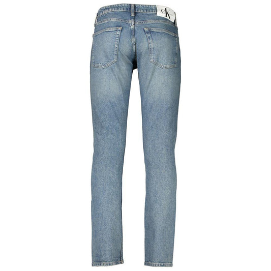 Calvin Klein Blue Cotton Jeans & Pant Calvin Klein Light Slate Gray