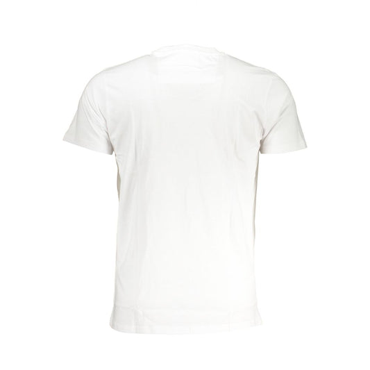 Cavalli Class White Cotton T-Shirt Cavalli Class White Smoke