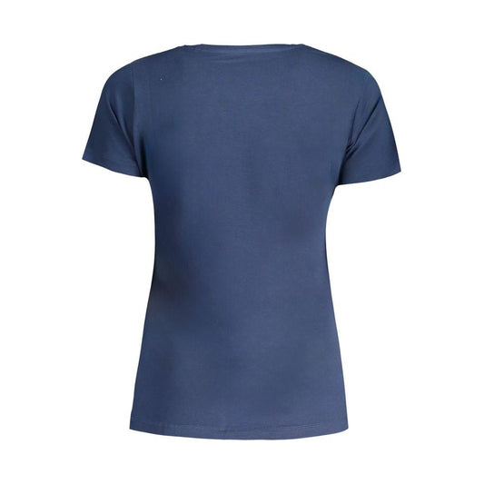 Pepe Jeans Blue Cotton Tops & T-Shirt Pepe Jeans Dark Slate Gray
