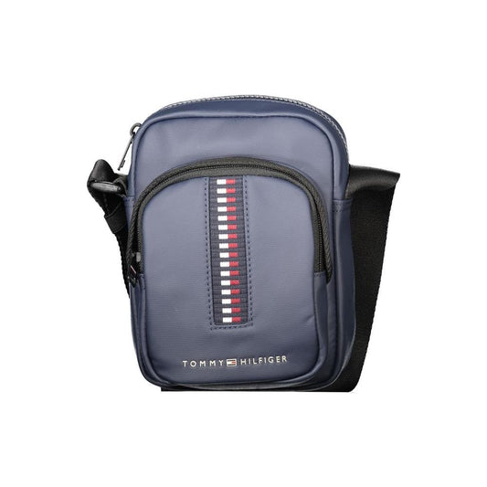 Tommy Hilfiger Blue Polyester Men Shoulder Bag Tommy Hilfiger Dim Gray