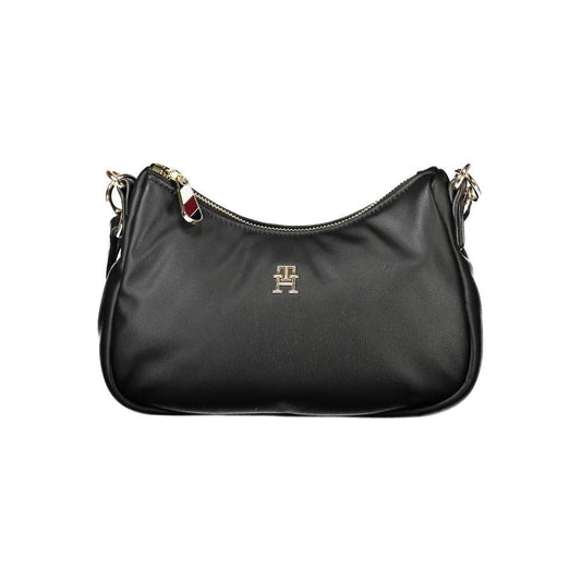 Tommy Hilfiger Black Polyester Women Handbag Tommy Hilfiger Dark Slate Gray
