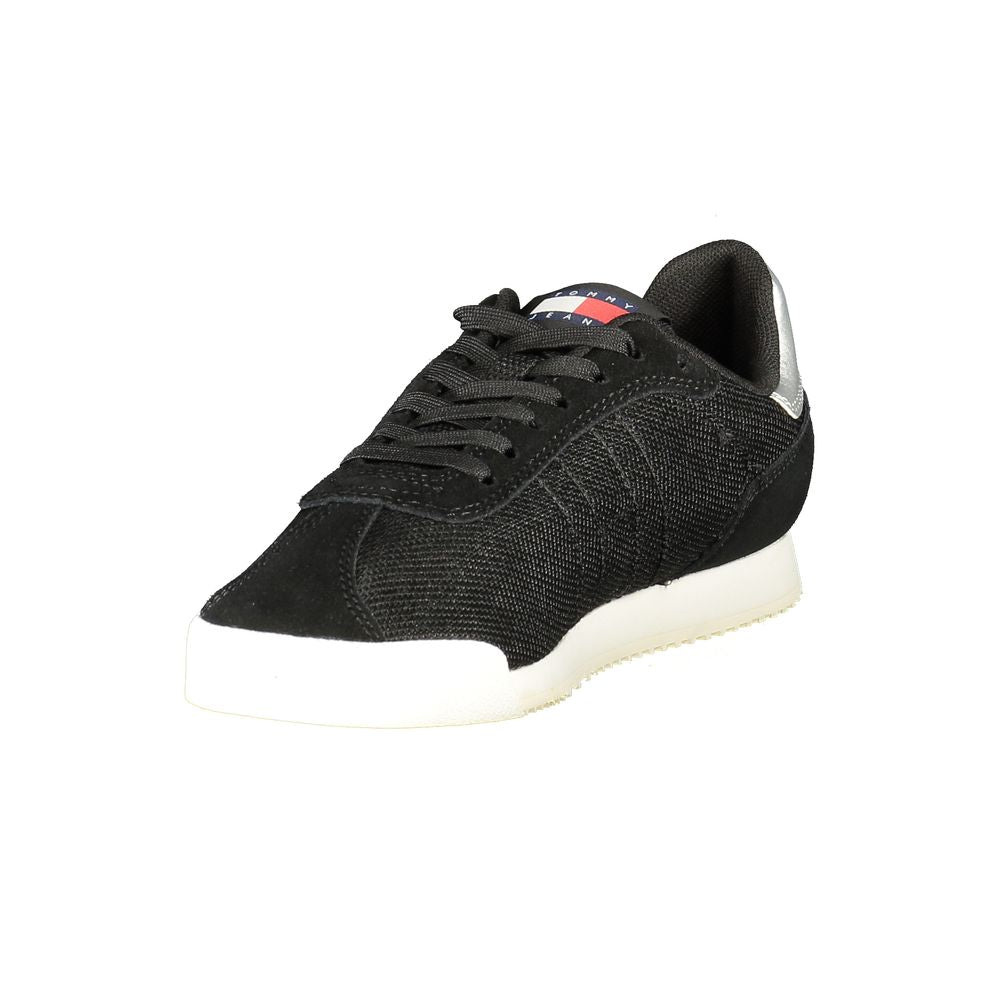 Tommy Hilfiger Black Polyester Women Sneaker