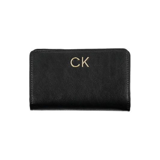 Calvin Klein Black Polyethylene Women Wallet Calvin Klein Dark Slate Gray