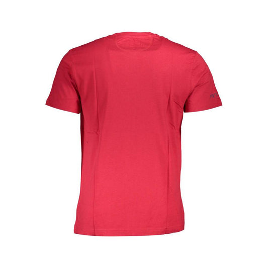 La Martina Red Cotton Men T-Shirt La Martina Maroon
