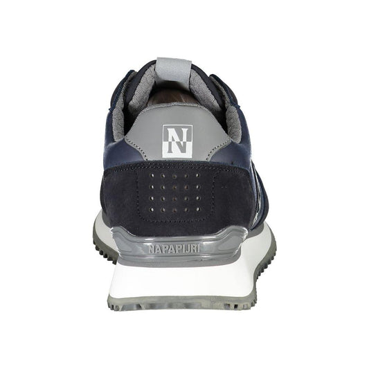 Napapijri Sleek Contrasting Sneakers with Signature Style Napapijri Dark Slate Gray