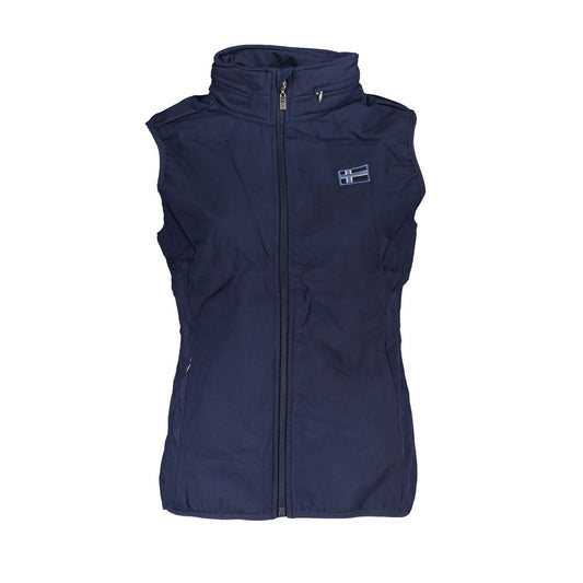 Scuola Nautica Blue Polyester Jackets & Coat Scuola Nautica Dark Slate Gray