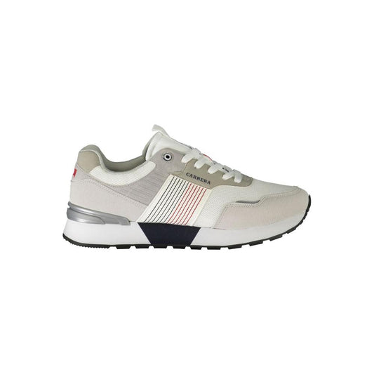 Carrera White Polyester Sneaker Carrera Gray