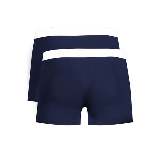 Trussardi Blue Cotton Underwear Trussardi Dark Slate Gray