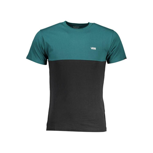 Vans Green Cotton Men T-Shirt Vans Dark Slate Gray