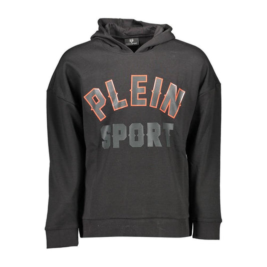 Plein Sport Black Cotton Men Sweater Plein Sport Dark Slate Gray