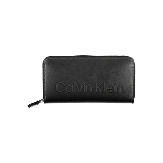Calvin Klein Black Polyethylene Women Wallet Calvin Klein Dark Slate Gray