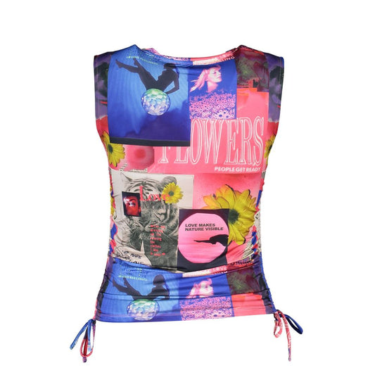 Desigual Blue Acetate Women Top Desigual Rosy Brown