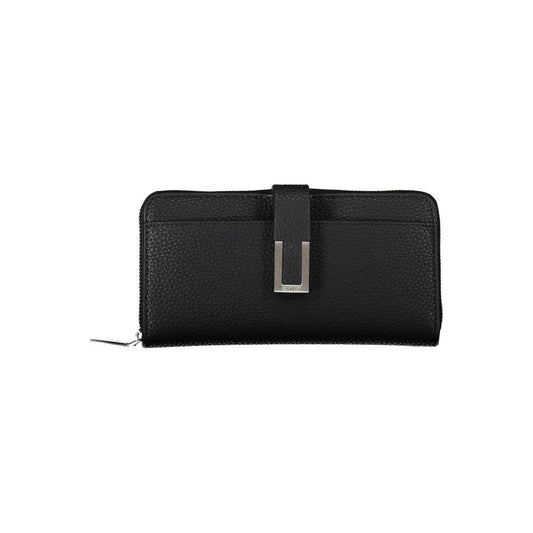 Calvin Klein Black Polyester Women Wallet Calvin Klein Dark Slate Gray