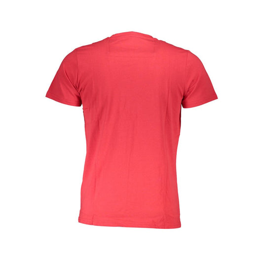 Cavalli Class Red Cotton T-Shirt Cavalli Class Tomato