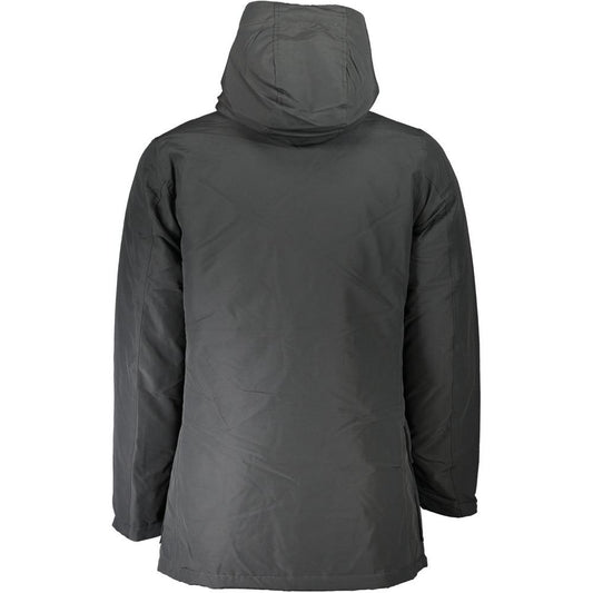 Woolrich Gray Cotton Men Jacket Woolrich Dark Slate Gray