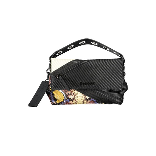 Desigual Black Polyethylene Handbag Desigual Dark Slate Gray