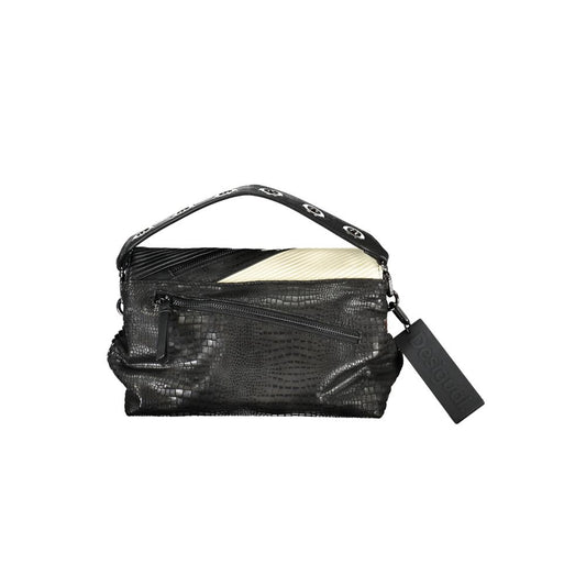 Desigual Black Polyethylene Handbag Desigual Dark Slate Gray