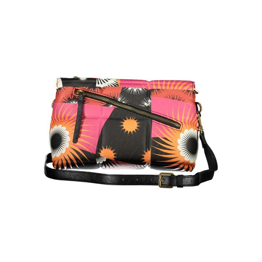 Desigual Black Polyethylene Handbag Desigual Light Coral