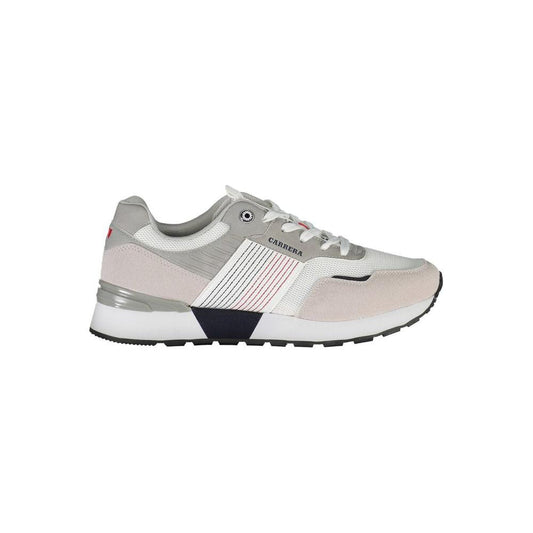 Carrera Sleek White Sneakers with Contrast Details Carrera Gray