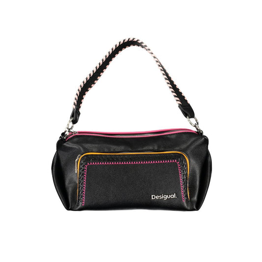 Desigual Black Polyethylene Handbag Desigual Dark Slate Gray
