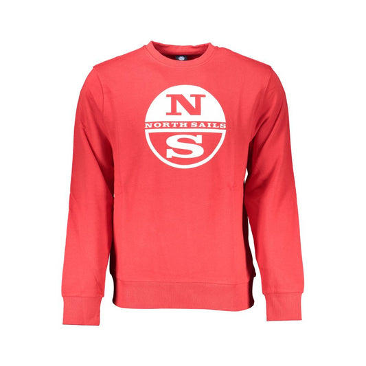 North Sails Red Cotton Sweater North Sails Tomato