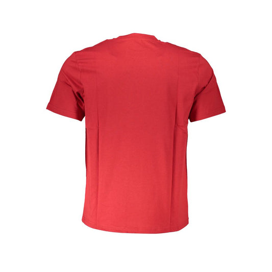 North Sails Red Cotton T-Shirt North Sails Firebrick