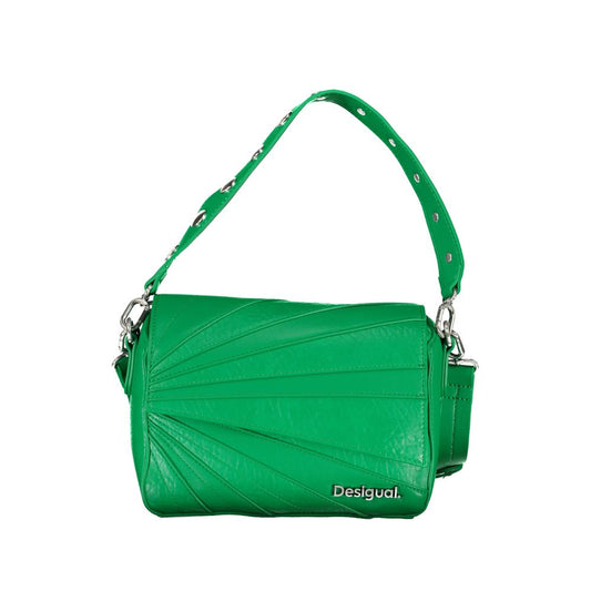 Desigual Green Polyethylene Handbag Desigual Sea Green