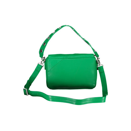 Desigual Green Polyethylene Handbag Desigual Sea Green