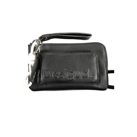 Desigual Black Polyethylene Handbag Desigual Dark Slate Gray
