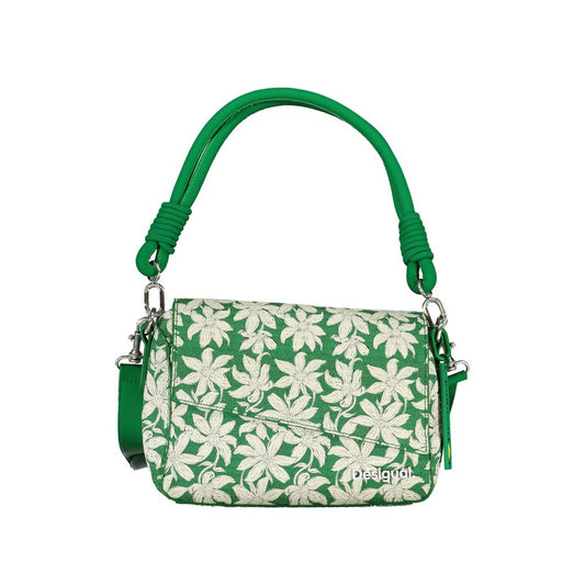 Desigual Green Polyethylene Handbag Desigual Sea Green